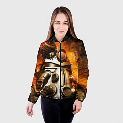 Куртка с капюшоном женская Fallout - Arch Dornan, цвет: 3D-черный — фото 2