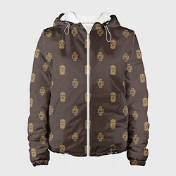 Куртка с капюшоном женская Mono Monogramm Dope Camo Dope Street Market, цвет: 3D-белый