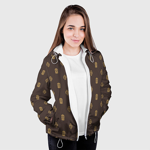 Женская куртка Mono Monogramm Dope Camo Dope Street Market / 3D-Белый – фото 3