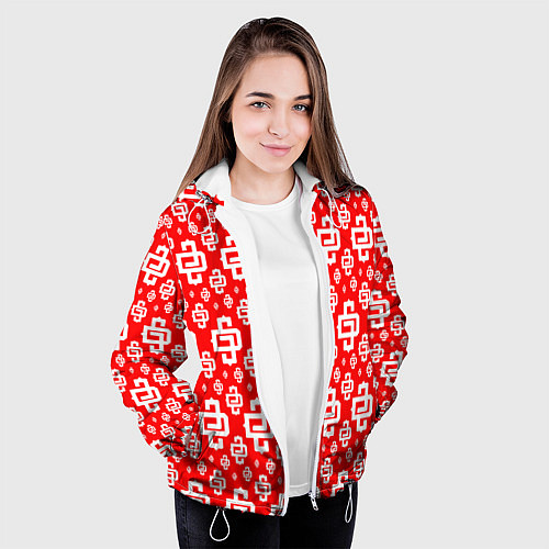 Женская куртка Red Pattern Dope Camo Dope Street Market Спина / 3D-Белый – фото 3