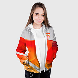 Куртка с капюшоном женская Sevilla спорт, цвет: 3D-белый — фото 2