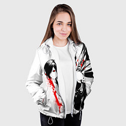 Куртка с капюшоном женская ТОУКА TOKYO GHOUL, цвет: 3D-белый — фото 2