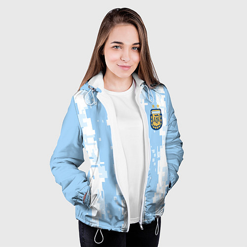 Женская куртка Сборная Аргентины Современная форма / 3D-Белый – фото 3