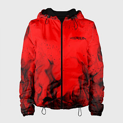 Куртка с капюшоном женская EXILIA BLACK FIRE, цвет: 3D-черный