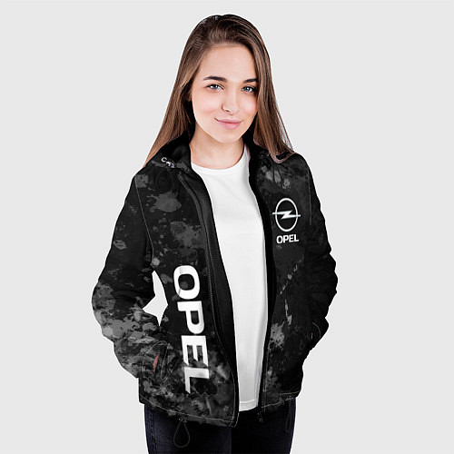 Женская куртка OPEL ОПЕЛЬ СЕРЫЙ ФОН / 3D-Черный – фото 3