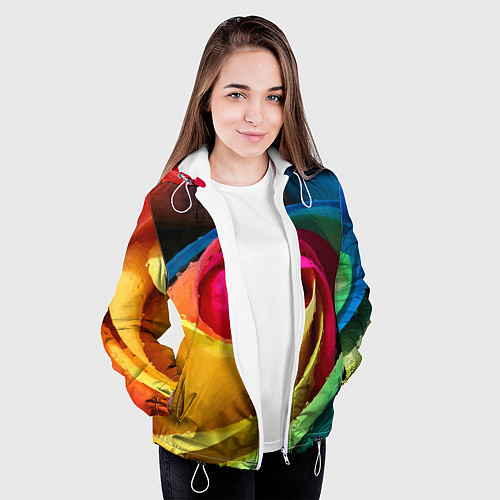 Женская куртка Роза fashion 2022 / 3D-Белый – фото 3