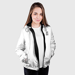 Куртка с капюшоном женская CS:GO - Defuse Angel Graffiti, цвет: 3D-черный — фото 2