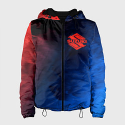 Куртка с капюшоном женская SUZUKI - Пламя, цвет: 3D-черный