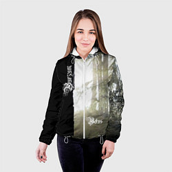 Куртка с капюшоном женская Burzum - Belus, цвет: 3D-белый — фото 2