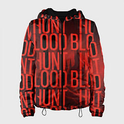 Куртка с капюшоном женская BLOOD HUNT 2022, цвет: 3D-черный