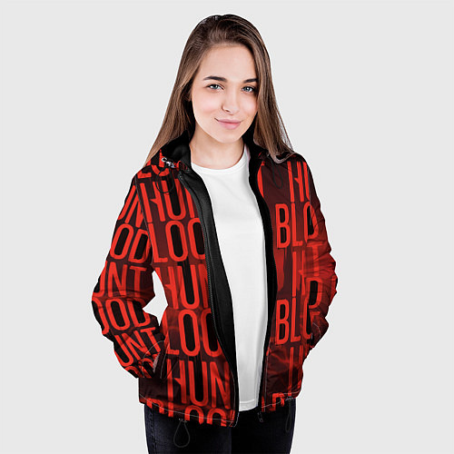 Женская куртка BLOOD HUNT 2022 / 3D-Черный – фото 3