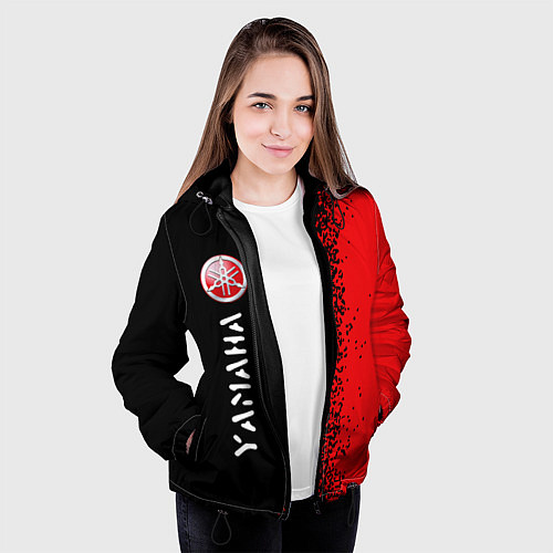 Женская куртка YAMAHA Yamaha - Спрей / 3D-Черный – фото 3