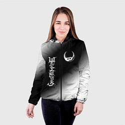 Куртка с капюшоном женская ГОСТМЕЙН - Градиент, цвет: 3D-черный — фото 2
