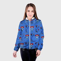 Куртка с капюшоном женская Хагги Вагги doll догнали тебя, цвет: 3D-белый — фото 2