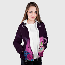 Куртка с капюшоном женская Мама длинные ноги Хагги Ваги, цвет: 3D-белый — фото 2