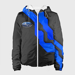 Куртка с капюшоном женская SUBARU - СУБАРУ ТЕХНОЛОГИЧЕСКАЯ БРОНЯ, цвет: 3D-белый