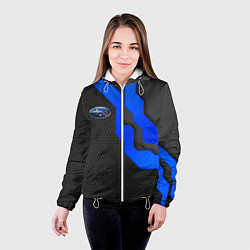 Куртка с капюшоном женская SUBARU - СУБАРУ ТЕХНОЛОГИЧЕСКАЯ БРОНЯ, цвет: 3D-белый — фото 2