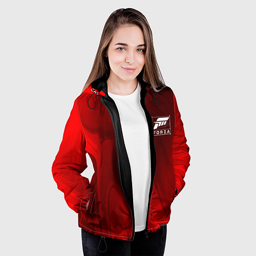 Женская куртка FORZA HORIZON - Арт / 3D-Черный – фото 3