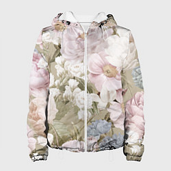 Женская куртка Цветы Английский Садовый Узор
