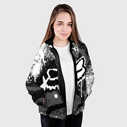 Куртка с капюшоном женская FOX RACING - МОТОКРОСС БРЫЗГИ, цвет: 3D-черный — фото 2