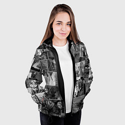 Куртка с капюшоном женская The last of us comix, цвет: 3D-черный — фото 2