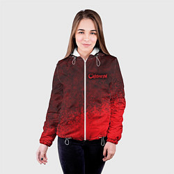 Куртка с капюшоном женская Chaoseum Mini Logo, цвет: 3D-белый — фото 2