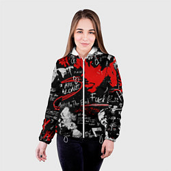 Куртка с капюшоном женская XXXTENTACION YOU ARE NOT ALONE, цвет: 3D-белый — фото 2