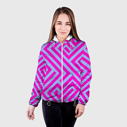 Куртка с капюшоном женская Trend pattern, цвет: 3D-белый — фото 2