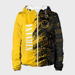 Куртка с капюшоном женская Nirvana Паттерн, цвет: 3D-белый