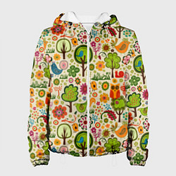 Женская куртка COLORED FOREST ANIMALS