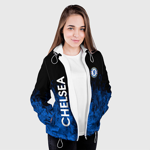 Женская куртка Chelsea пламя / 3D-Белый – фото 3