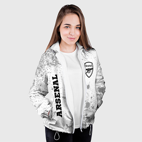 Женская куртка Arsenal Sport на светлом фоне / 3D-Белый – фото 3