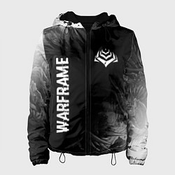 Куртка с капюшоном женская Warframe Glitch на темном фоне - FS, цвет: 3D-черный