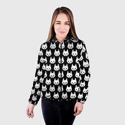 Куртка с капюшоном женская Stray Pattern, цвет: 3D-черный — фото 2