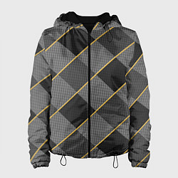 Женская куртка Серебром в клетку