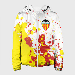 Куртка с капюшоном женская Valencia Краска, цвет: 3D-белый