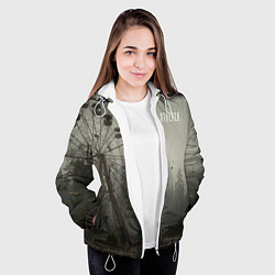 Куртка с капюшоном женская STALKER Колесо Обозрения, цвет: 3D-белый — фото 2