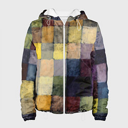 Куртка с капюшоном женская Древний звук картина Пауль Клее, 1925, цвет: 3D-белый