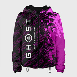 Куртка с капюшоном женская Ghost of Tsushima pro gaming: по-вертикали, цвет: 3D-черный