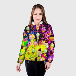 Куртка с капюшоном женская Мороженки Вкуснятина, цвет: 3D-белый — фото 2