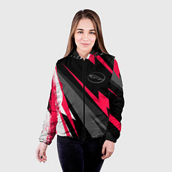 Куртка с капюшоном женская Jaguar fast lines, цвет: 3D-черный — фото 2