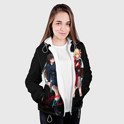 Куртка с капюшоном женская Тисато Нисикиги - Lycoris Recoil, цвет: 3D-белый — фото 2