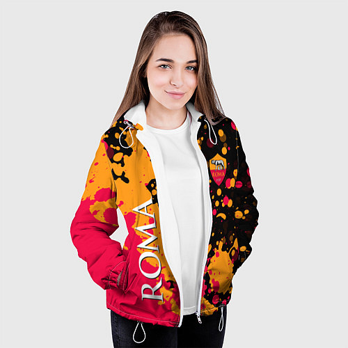 Женская куртка Roma Краска / 3D-Белый – фото 3