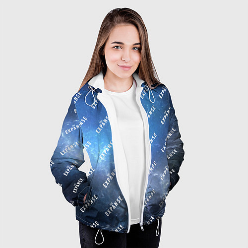 Женская куртка The Expanse pattern / 3D-Белый – фото 3