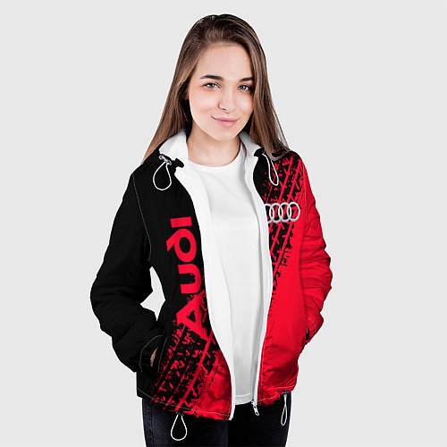 Женская куртка Audi / 3D-Белый – фото 3