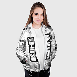 Куртка с капюшоном женская Jiu-Jitsu Grang, цвет: 3D-белый — фото 2