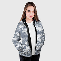 Куртка с капюшоном женская UCP камуфляж США, цвет: 3D-черный — фото 2