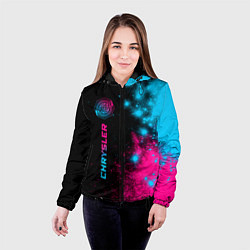 Куртка с капюшоном женская Chrysler - neon gradient: по-вертикали, цвет: 3D-черный — фото 2