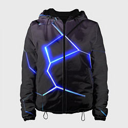 Женская куртка Неоновый разлом плит