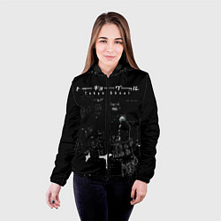 Куртка с капюшоном женская Токийский гулль - Канеки стоит, цвет: 3D-черный — фото 2